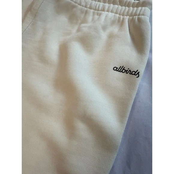 Allbirds Mens Organic Pima Cotton R&R Sweatpants Small NWT Natural White - Picture 8 of 8